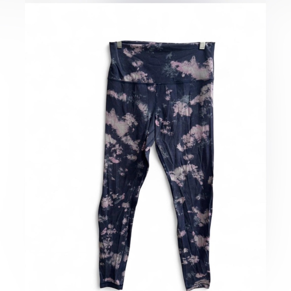 Lululemon Align Circulate Tie Dye Leggings – Mineral Blue, Size 10